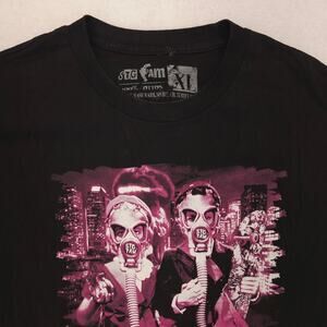 STG Fam Graphic Short Sleeve Crew Neck T-Shirt Mens Size Extra Large XL Black